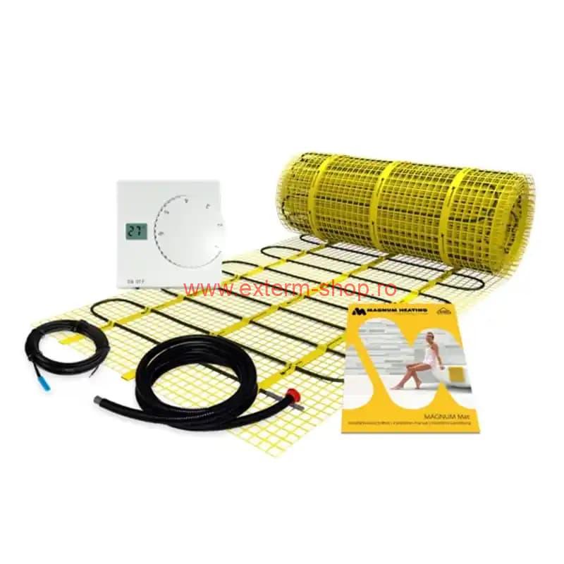 Kit incalzire electrica in pardoseala MAGNUM 4,5 m², 675 W, termostat analogic Standard Control