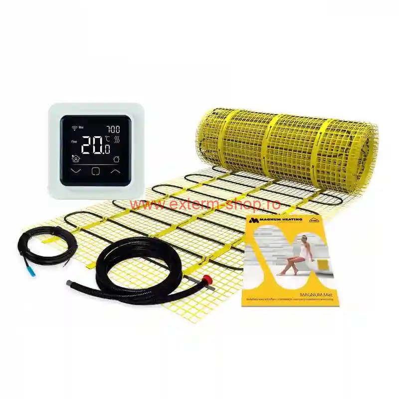 Kit incalzire electrica in pardoseala MAGNUM 4,5 m², 675 W, termostat WiFi C16