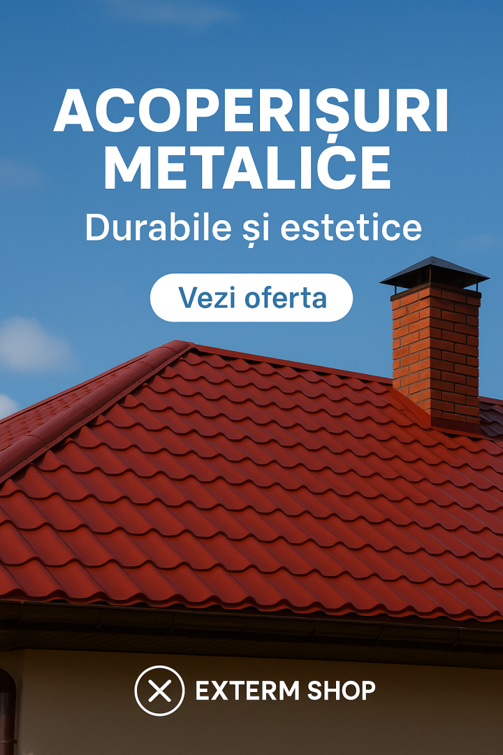 Acoperişuri metalice: alegerea inteligentă pentru durabilitate, estetică și protecţie