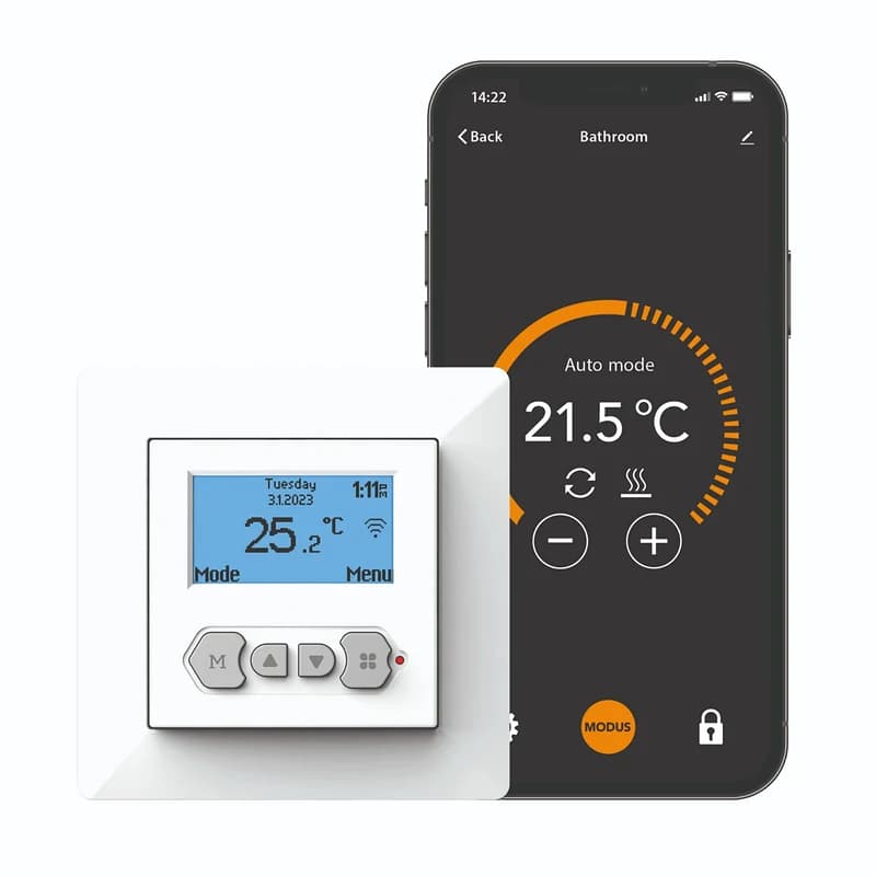 Kit incalzire electrica in pardoseala MAGNUM 1 m², 150 W, termostat IC programabil