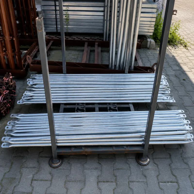 Brida Scurtă Zincată pentru Schelă Metalică