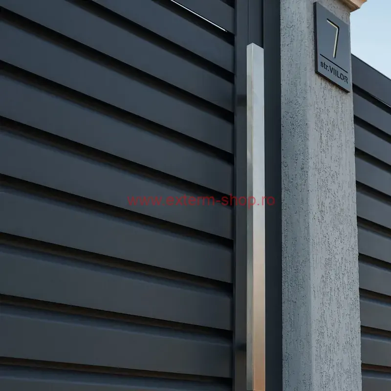 Gard Aluminiu Modern – Model Jaluzea