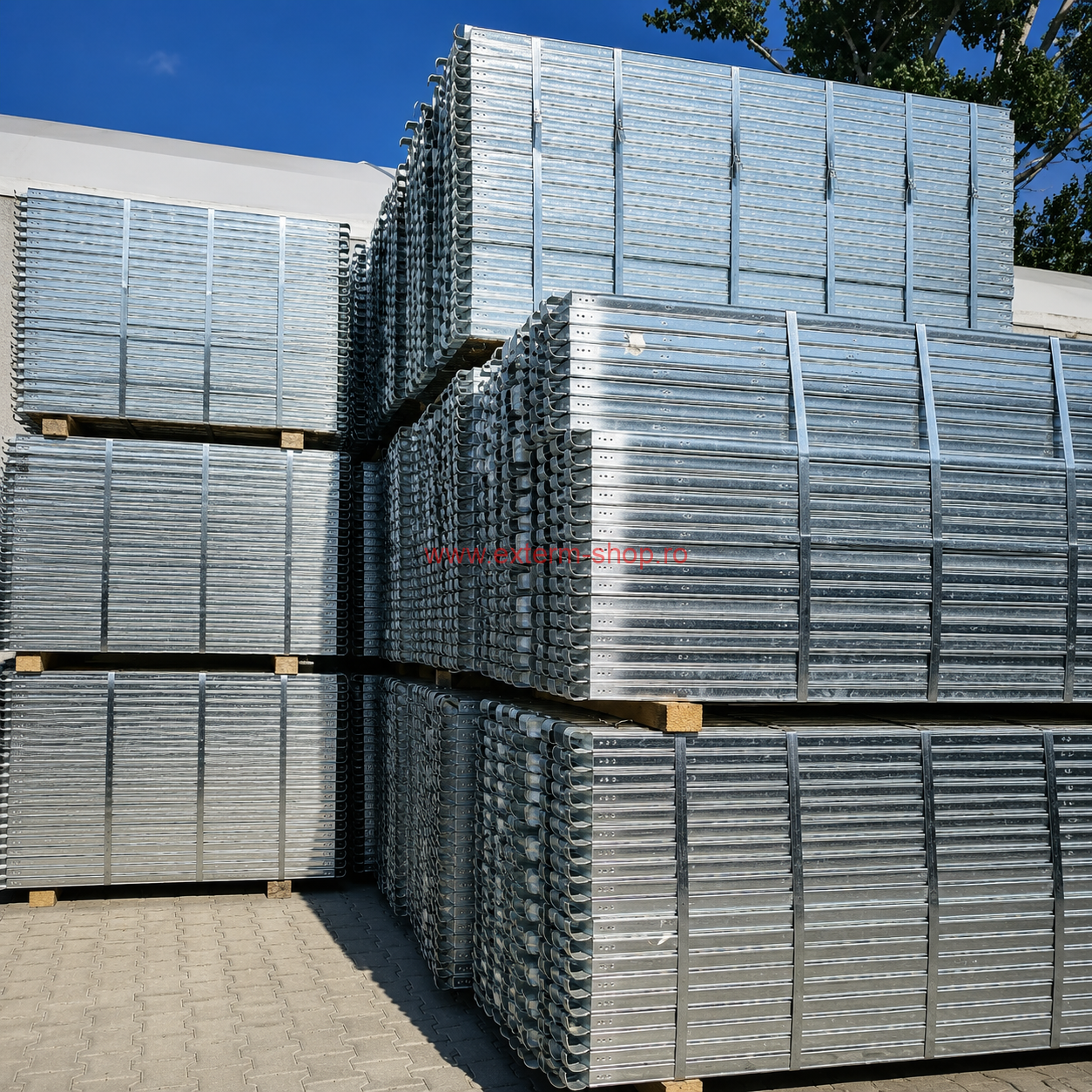 Podină Metalică Zincată pentru Schelă 1800 mm