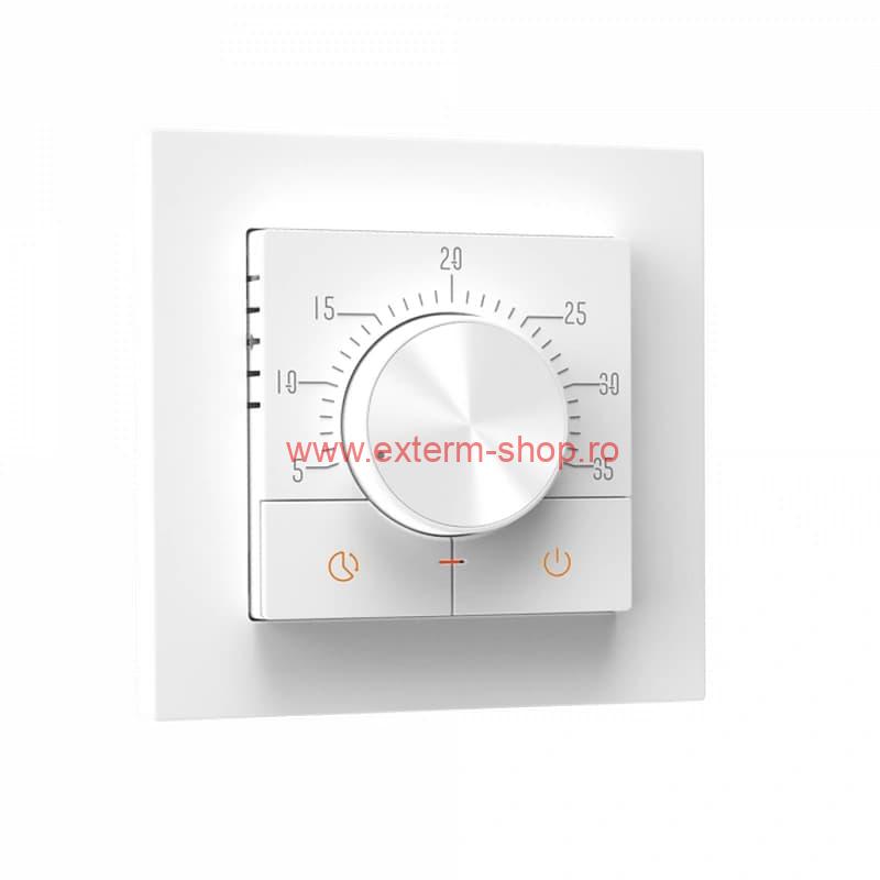 Termostat analogic MAGNUM S Control pentru pardoseală, cu senzor